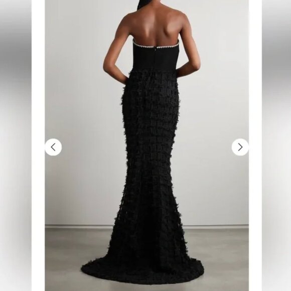 REBECCA VALLANCE Cherie Amour Strapless Crystal Gown - Picture 4 of 4